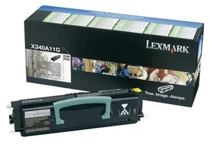 Lexmark Original Toner X340A11G, black, 2500S, Return, Lexmark X340, O